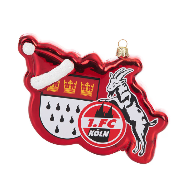 1. FC Köln Weihnachtsanhaenger Logo + Wappen ca
